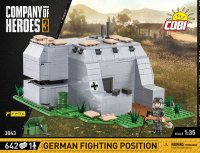 COBI 3043 Deutscher Bunker Company of Heroes 3 Militär-Baukasten 1:35