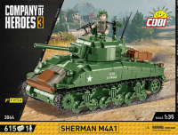 COBI 3044 Sherman M4A1 Company of Heroes 3 Panzer Baukasten 1:35