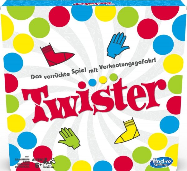 HASBRO 98831 Twister Kinderspiel ab 6 Jahren