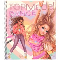 DEPESCHE 12227 TOPModel DANCE Malbuch mit Schablonen und Sticker