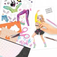 DEPESCHE 12227 TOPModel DANCE Malbuch mit Schablonen und Sticker