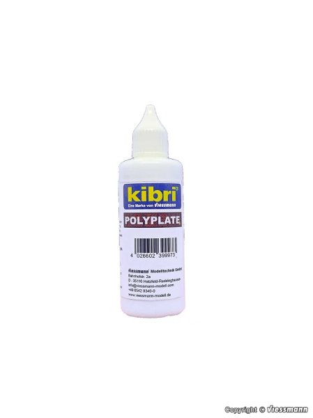 KIBRI 39997 Polyplate Kleber 80 ml Spur Neutral