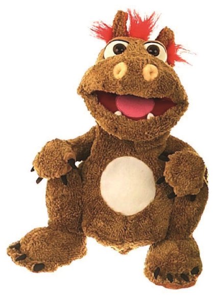 MATTHIES Living Puppets Handpuppe Olli das Drachenbaby 30 cm Handspieltier W220