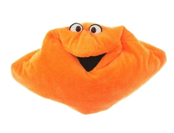 MATTHIES Living Puppets Wunschtraum-Kuschelmuschelkissen 40 cm orange W236