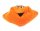 MATTHIES Living Puppets Wunschtraum-Kuschelmuschelkissen 40 cm orange W236