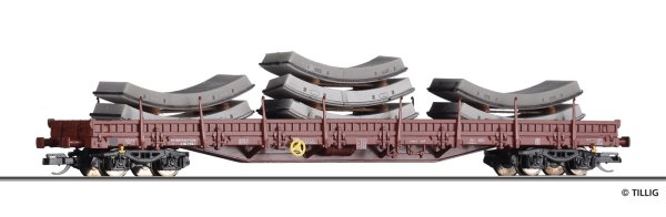 TILLIG Niederbordwagen Res 676 der DB AG Ep.VI 18136 Spur TT