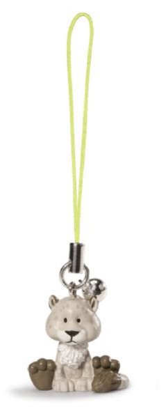 NICI 36110 Schneeleopard Junge Smartphone Stecker Einzelfigur Beauties