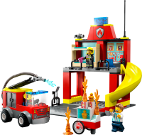 LEGO City 60375 Feuerwehrstation und Löschauto