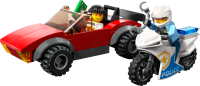 LEGO City 60392 Verfolgungsjagd mit dem Polizeimotorrad