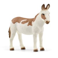 SCHLEICH Farm World 13961 Amerikanischer Esel gefleckt