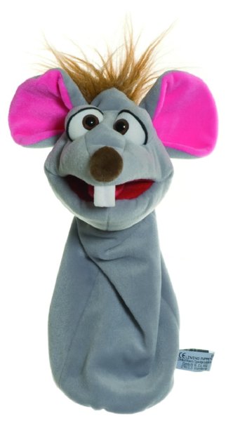 MATTHIES Living Puppets W414 Handpuppe Quasselwurm Maus Bille