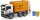 BRUDER 03762 MAN TGS Müll LKW mit Hecklader orange Profi-Serie bworld 1:16