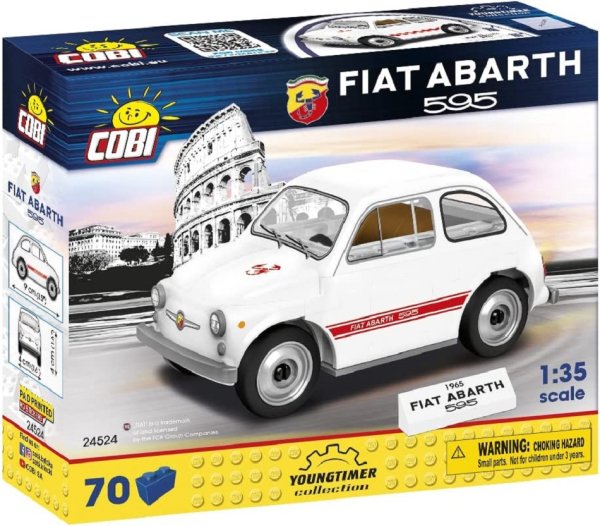 COBI Fiat Abarth 595 Baujahr 1965 Modell 24524 Auto-Baukasten 1:35