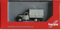 HERPA 908962 Framo 901/2 Pritsche/Plane mattgrau...