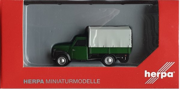 HERPA Framo 901/2 Pritsche/Plane grün 908962 Automodell 1:87