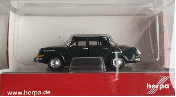 HERPA 024716-002 Skoda 1000 MB dunkelgrün Automodell 1:87