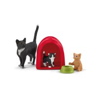 SCHLEICH Farm World 42501 Spielspaß für niedliche Katzen