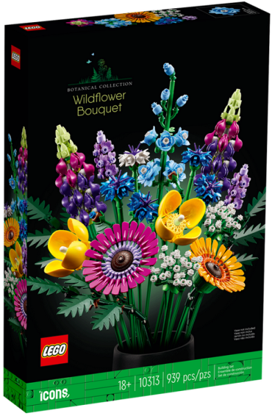 LEGO Icons Wildblumenstrauß Botanik Kollektion 10313