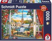 SCHMIDT SPIELE 58976 Puzzle Terrasse in Paris 1000 Teile