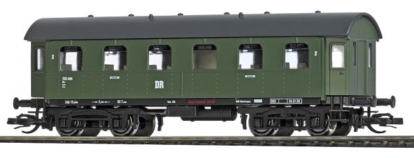 BUSCH Personenwagen Langenschwalbacher mit geschossenen Bühnen DR Ep.III 34103 Spur TT