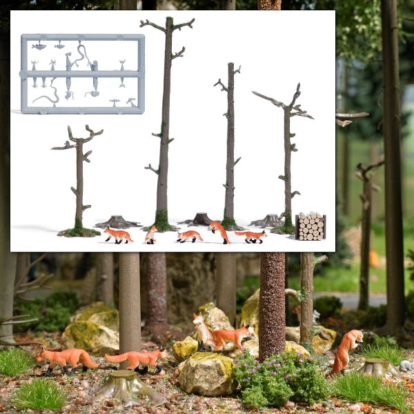 BUSCH Action Set Füchse Spur H0 7988