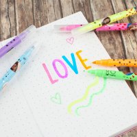DEPESCHE TOPModel Neon Duo Highlighter- und Fineliner Set 11383