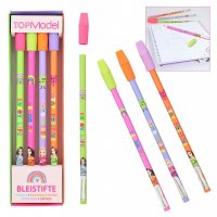 DEPESCHE 12088 TOPModel Bleistift-Set mit Radier-Topper SELFLOVE