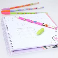 DEPESCHE TOPModel Bleistift-Set mit Radier-Topper SELFLOVE 12088