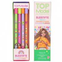 DEPESCHE TOPModel Bleistift-Set mit Radier-Topper SELFLOVE 12088