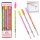 DEPESCHE TOPModel Bleistift-Set mit Radier-Topper SELFLOVE 12088