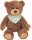HERMANN TEDDY 91362 Bär mit Halstuch braun 30 cm