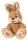 HEUNEC 813571 Hase braun oder rosa sitzend 40 cm