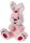 HEUNEC 813571 Hase braun oder rosa sitzend 40 cm