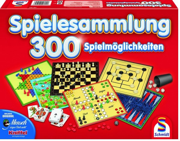 SCHMIDT SPIELE 49195 Spielesammlung mit 300 Spielmöglichkeiten