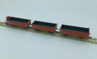 TILLIG Set mit 3 offene Güterwagen der Buderus-Röchling AG DRG Ep.II 01057 Spur TT