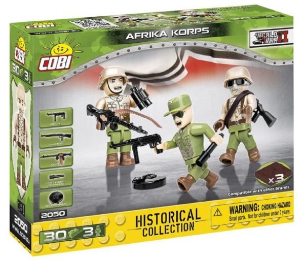 COBI Afrika Korps Figuren 2050 Militär Baukasten