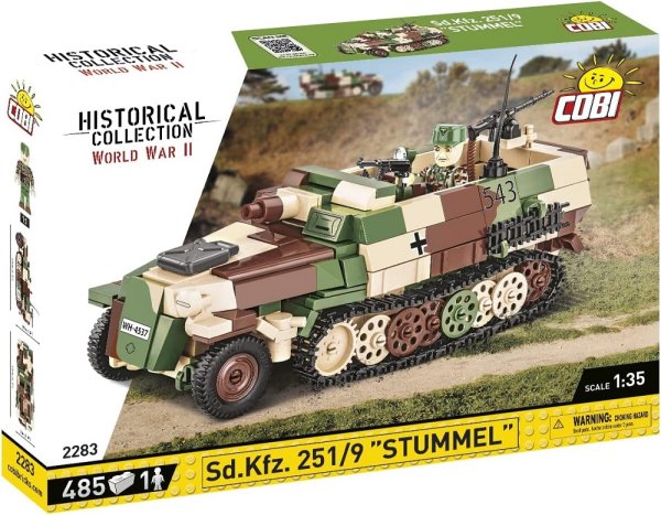 COBI Sd.Kfz. 251/9 Stummel 2283 Militär-Baukasten 1:35