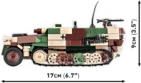 COBI Sd.Kfz. 251/9 Stummel 2283 Militär-Baukasten 1:35