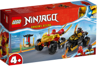 LEGO NINJAGO 71789 Verfolgungsjagd mit Kais Flitzer und Ras Motorrad