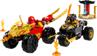 LEGO NINJAGO 71789 Verfolgungsjagd mit Kais Flitzer und Ras Motorrad