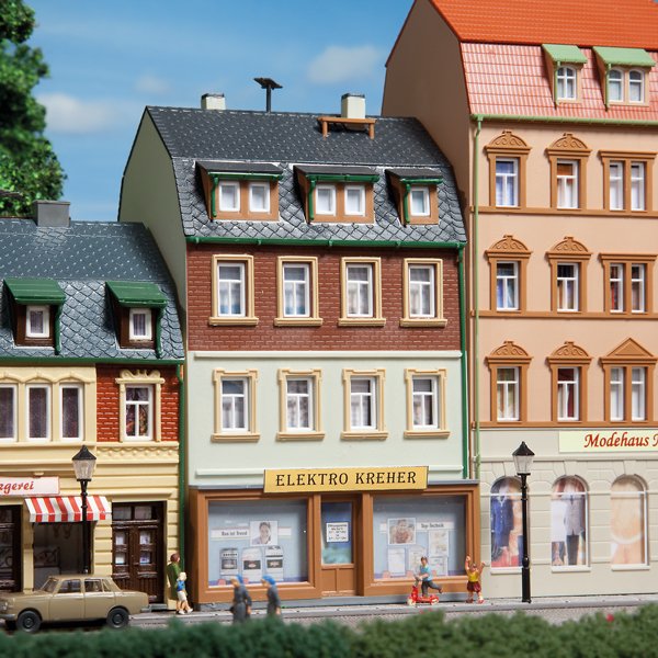 AUHAGEN Wohnhaus Nr. 3 Bausatz 12252 Spur H0 TT