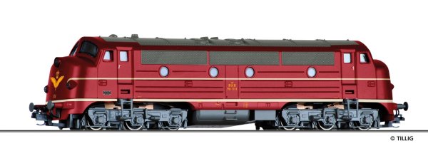 TILLIG 04545 Diesellokomotive Reihe MY der DSB Ep.III Spur TT