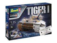 REVELL 05790 Geschenkset Tiger I Ausf.E 75th Anniversary Revell Modellbausatz mit-Basiszubehör 1:35