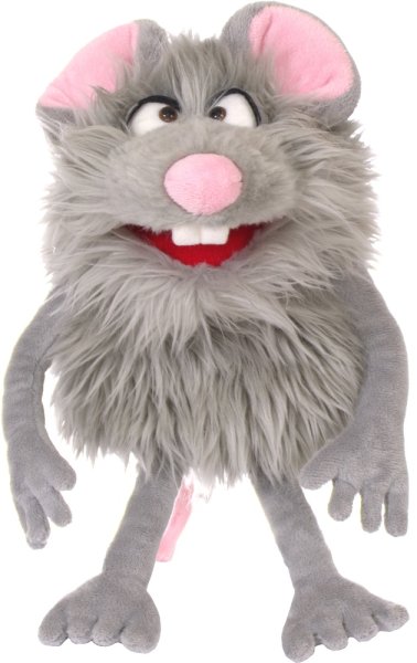 MATTHIES Living Puppets Handpuppe Tüddel 35 cm Monster to Go W779
