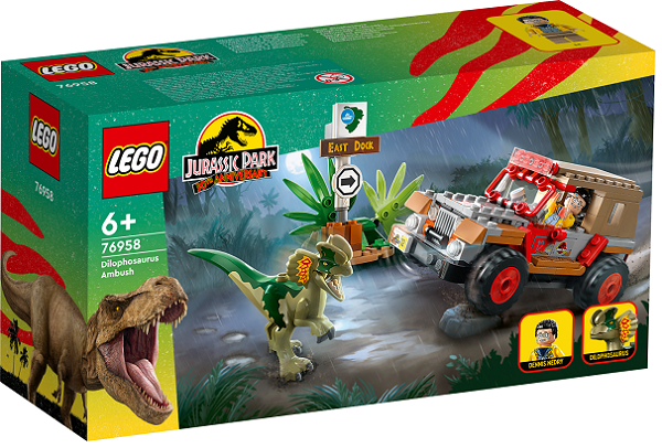 LEGO Jurassic World 76958 Hinterhalt des Dilophosaurus