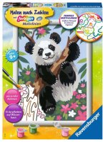 RAVENSBURGER 20161 Malen nach Zahlen Süßer Pandabär