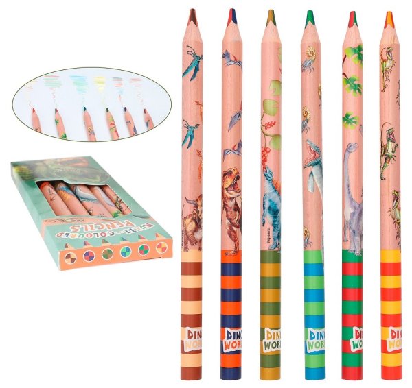 DEPESCHE Dino World Multicolour Buntstifte 12100