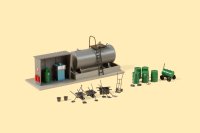 AUHAGEN Kleinlok-Tankstelle Bausatz 11469 Spur H0