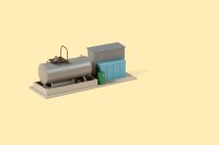 AUHAGEN Kleinlok-Tankstelle Bausatz 11469 Spur H0