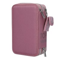 DEPESCHE 12527 TOPModel 3-Fach Federtasche mit Glitzer GLITTER QUEEN
